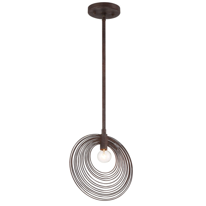 Crystorama Crystorama Doral 1 Light Forged Bronze Mini Pendant