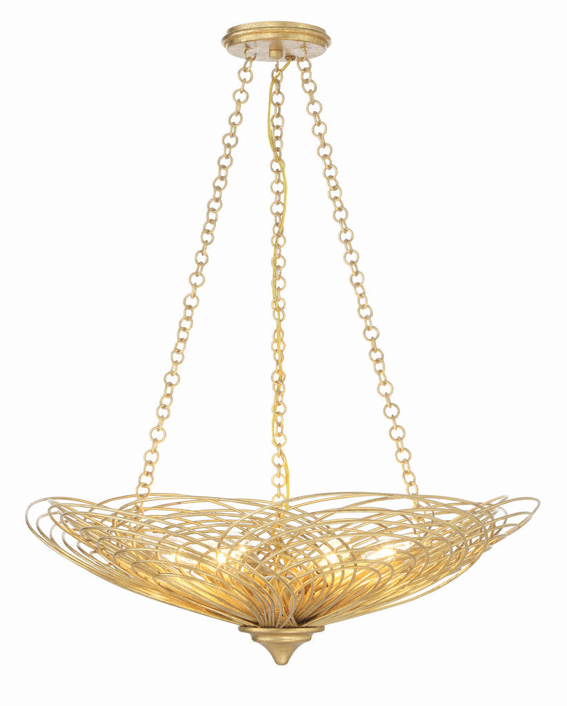 Crystorama Crystorama Doral 6 Light Renaissance Gold Chandelier
