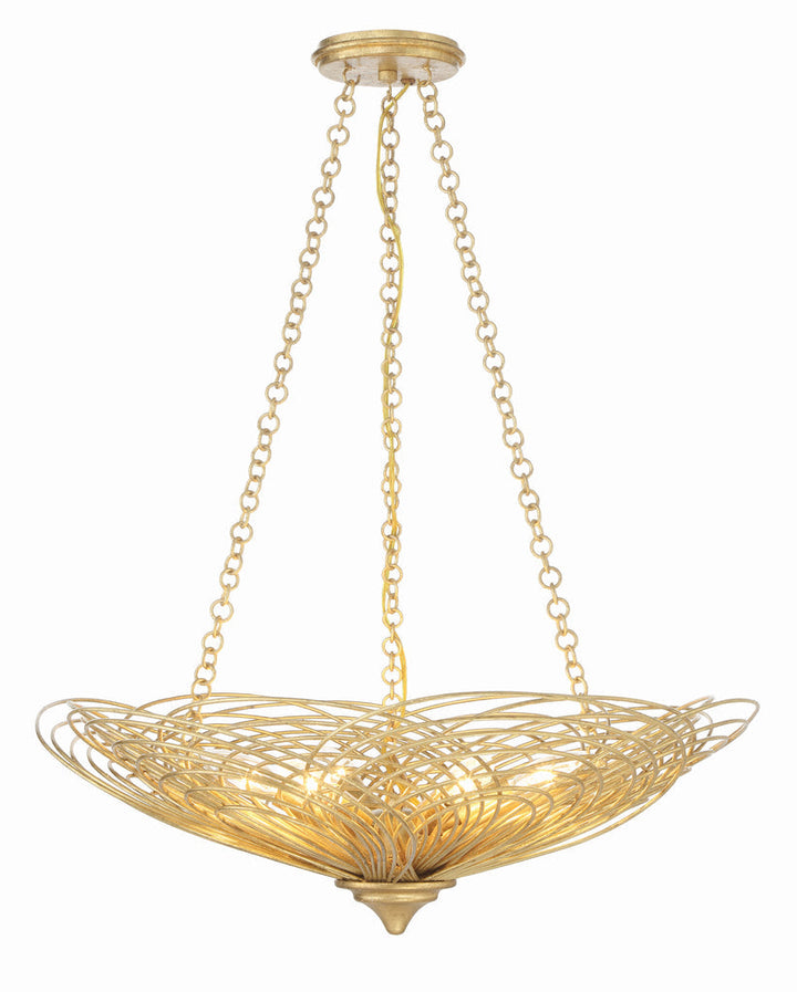 Crystorama Crystorama Doral 6 Light Renaissance Gold Chandelier