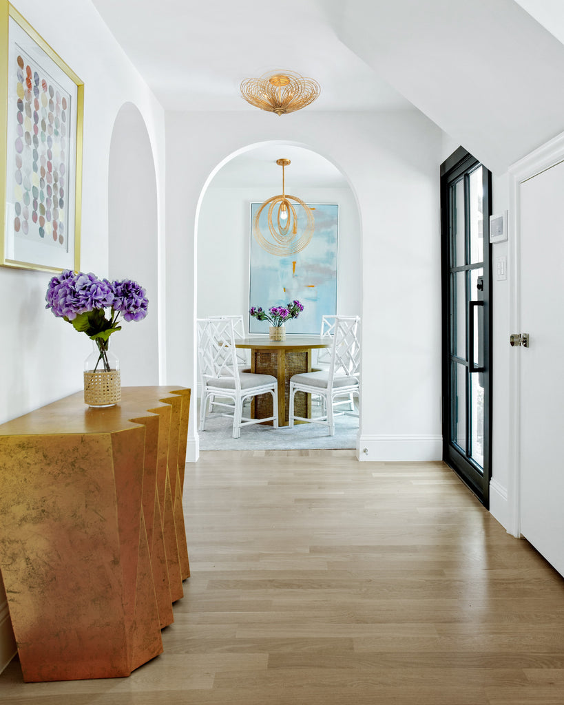 Crystorama Crystorama Doral 1 Light Renaissance Gold Pendant