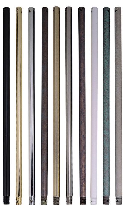 ##Antique Hardware## 48" Downrod in Aged Bronze Textured