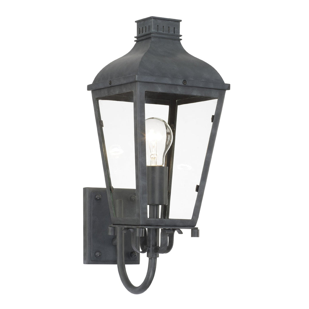 Dumont 1 Light Graphite Outdoor Sconce Crystorama