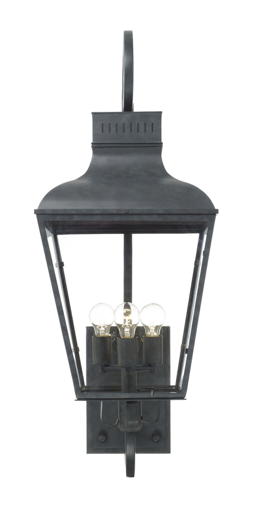 Dumont 3 Light Graphite Outdoor Sconce Crystorama