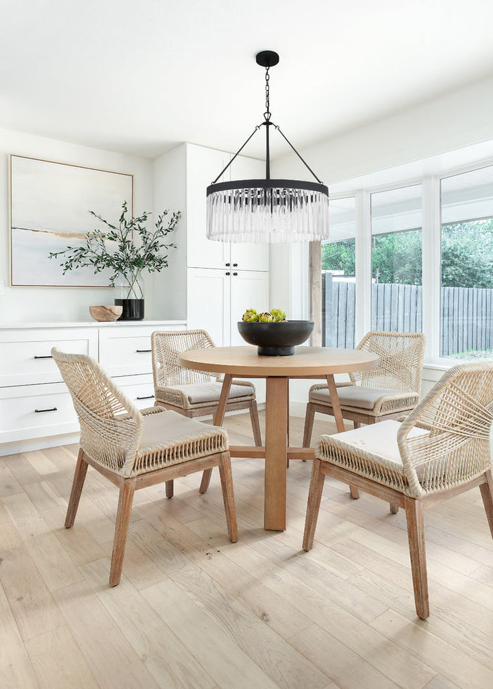 Crystorama Crystorama Emory 8 Light Black Forged Chandelier