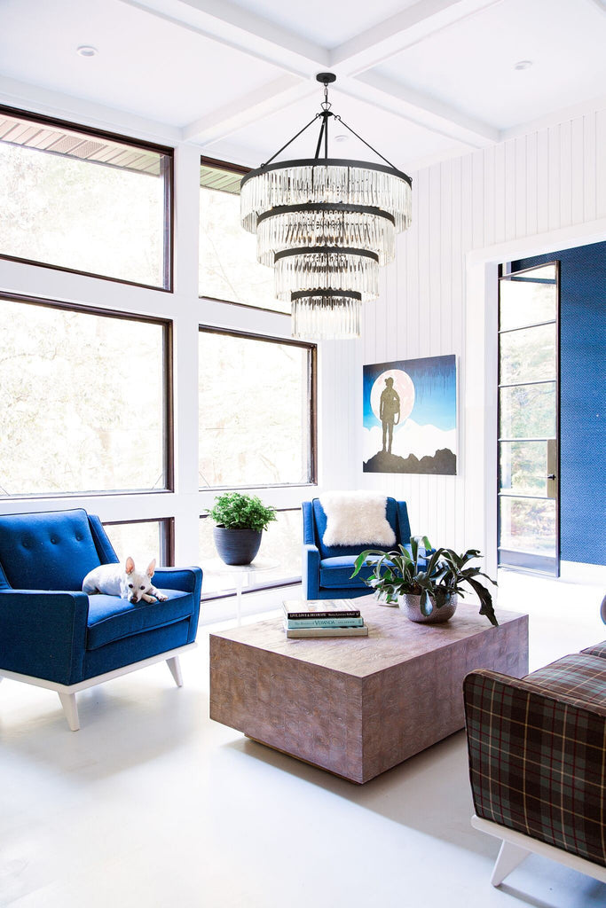 Crystorama Crystorama Emory 22 Light Black Forged Chandelier