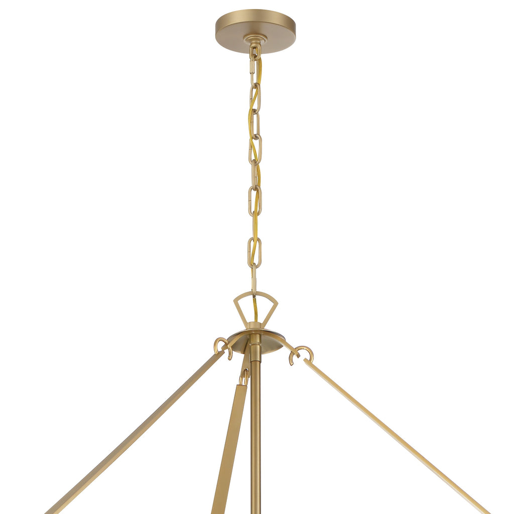 Crystorama Crystorama Emory 22 Light Modern Gold Chandelier