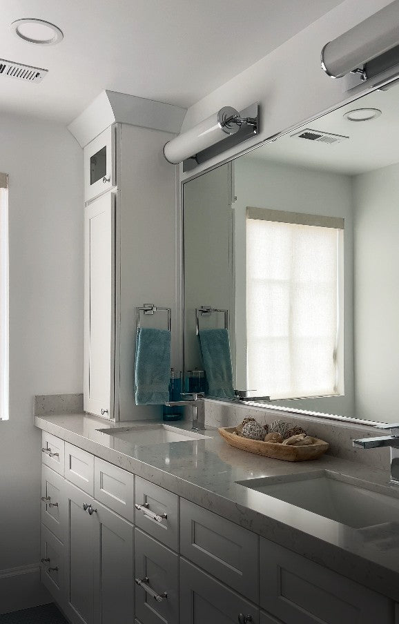 Crystorama Crystorama Foster 1 Light Polished Chrome Bathroom Vanity