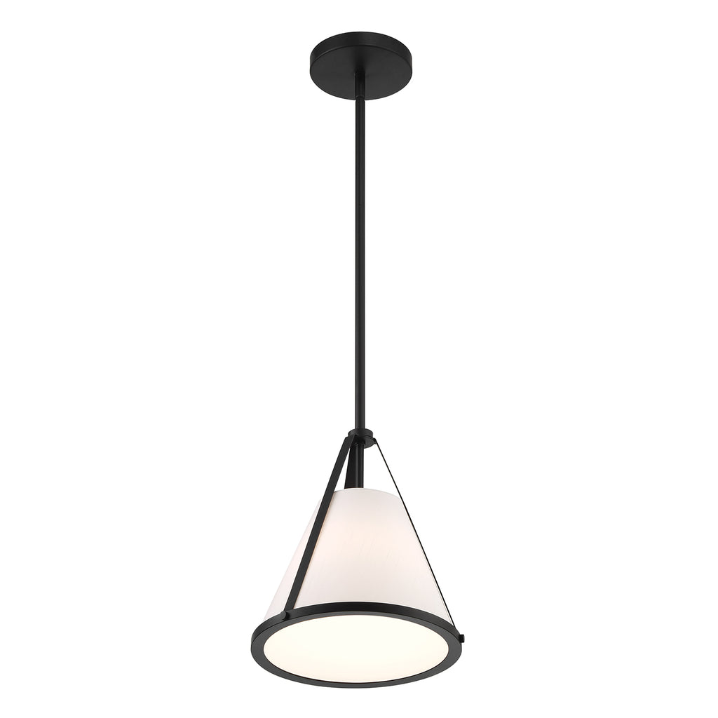 Crystorama Crystorama Fulton 1 Light Black Pendant