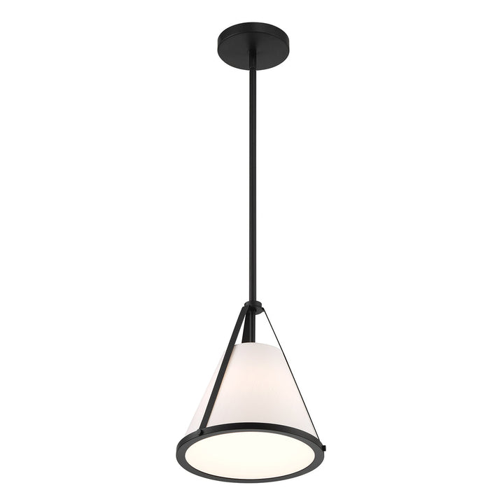 Crystorama Crystorama Fulton 1 Light Black Pendant