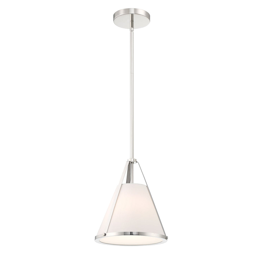 Crystorama Crystorama Fulton 1 Light Polished Nickel Pendant