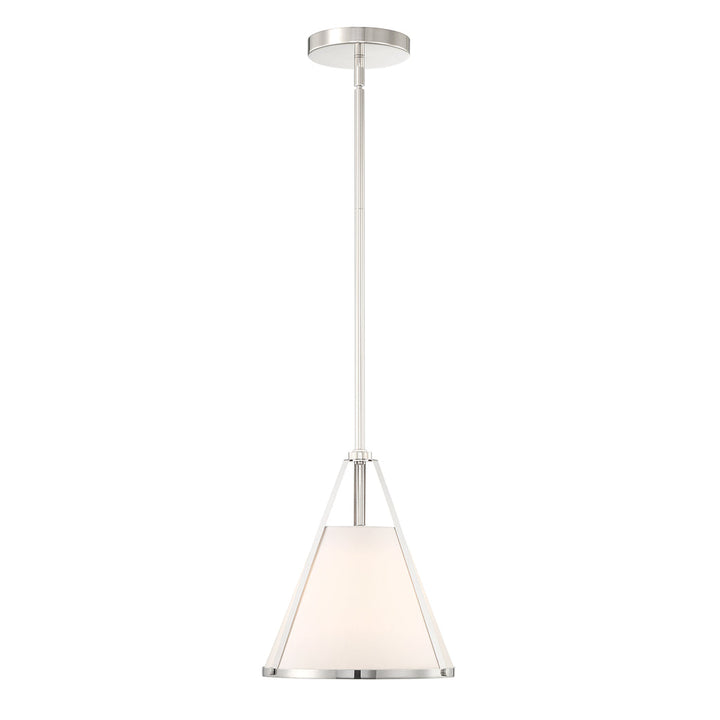 Crystorama Crystorama Fulton 1 Light Polished Nickel Pendant