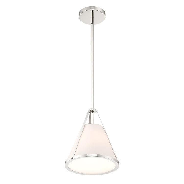 Crystorama Crystorama Fulton 1 Light Polished Nickel Pendant