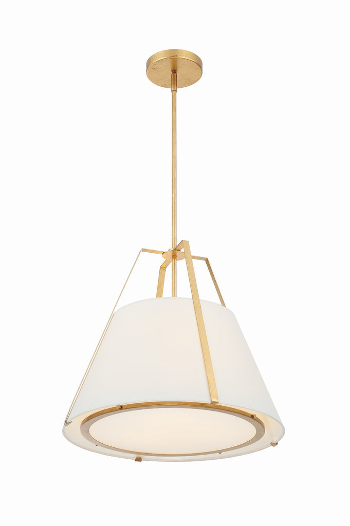 Crystorama Crystorama Fulton 3 Light Antique Gold Chandelier