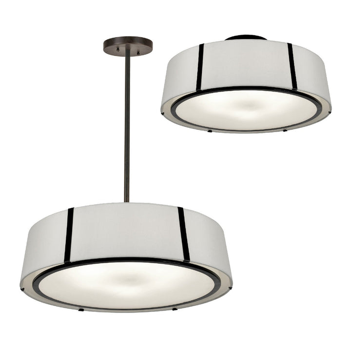 Crystorama Crystorama Fulton 6 Light Matte Black Chandelier
