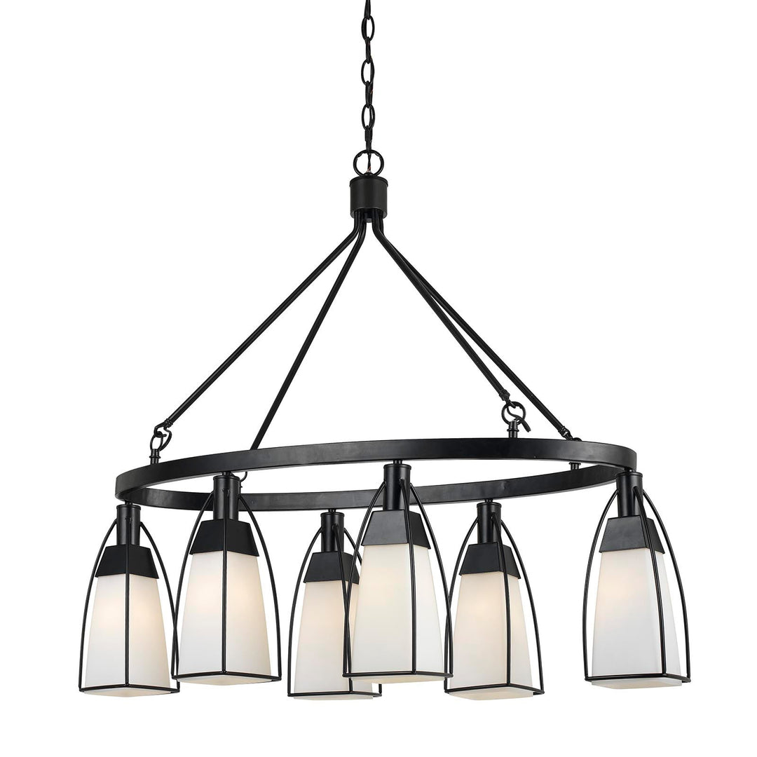60W X 6 CHANNING CHANDELIER Cal Lighting