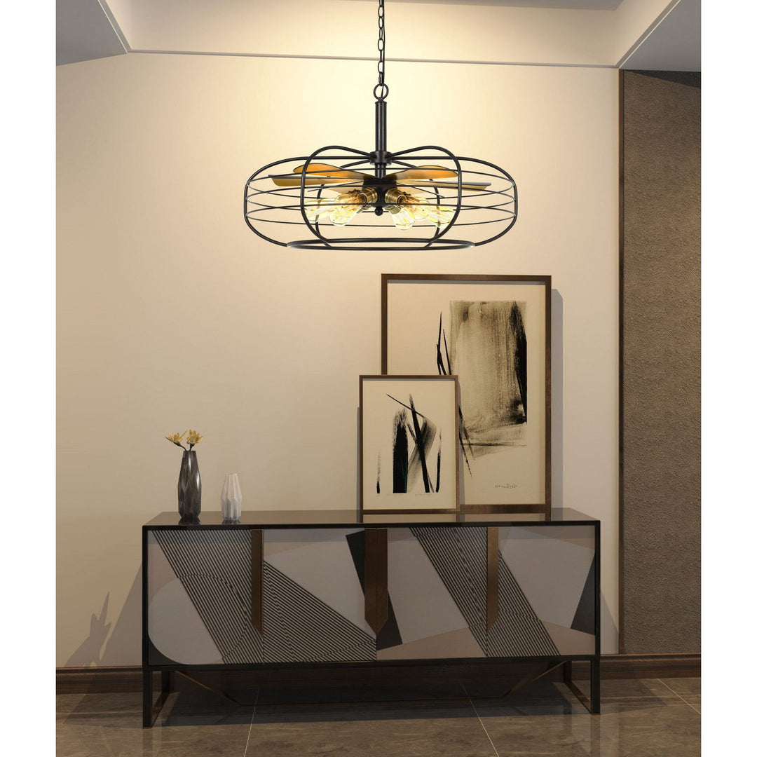 MARGO 60W X 6 METAL CHANDELIER (EDISON BULBS NOT INCLUDED) Cal Lighting