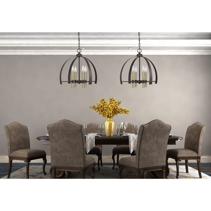 UTICA METAL CHANDELIER Cal Lighting