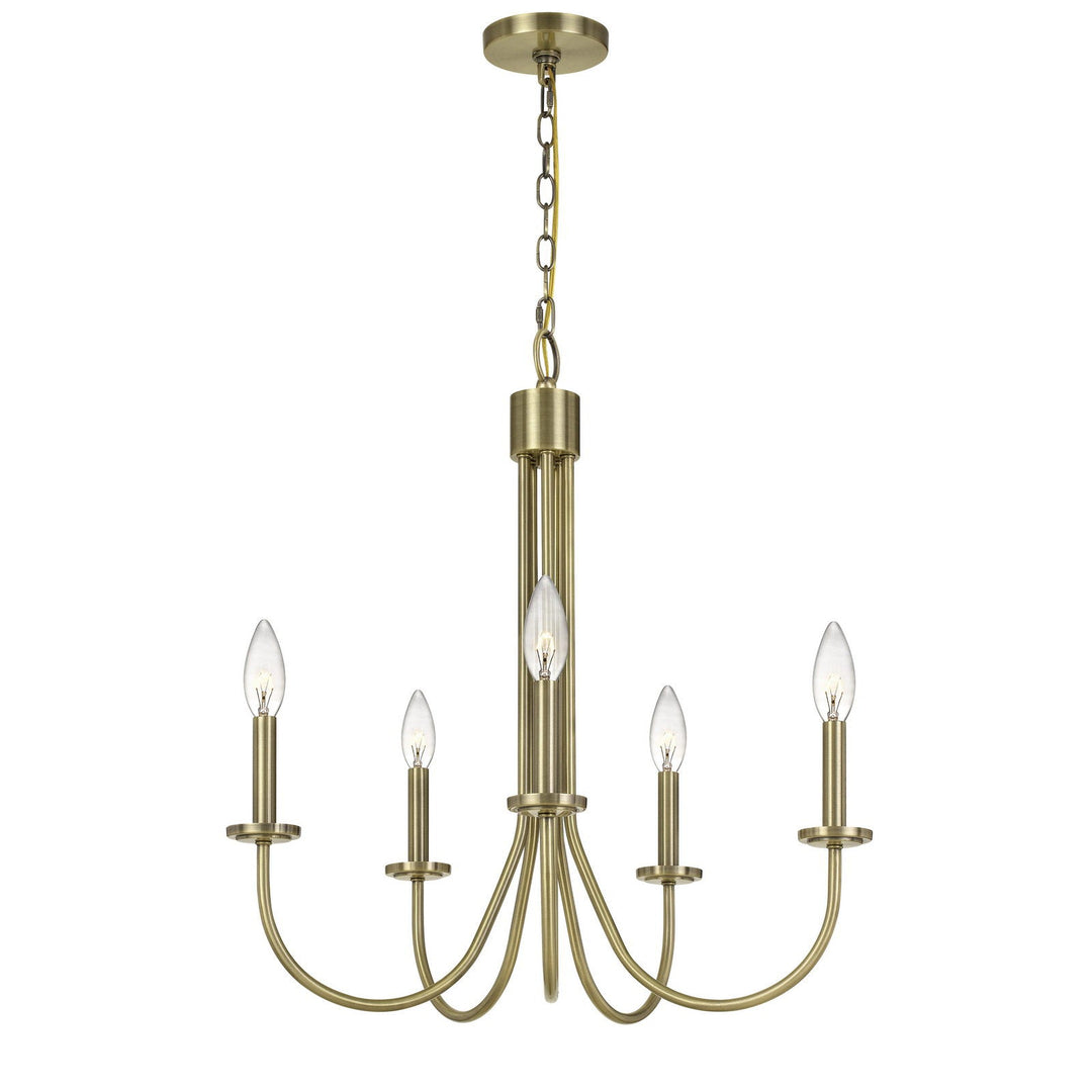 60W X 5 SPIEZ METAL CHANDELIER Cal Lighting
