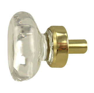 COPPER MOUNTAIN HARDWARE Crystal Clear Octagon Old Town Cabinet & Furniture Knob