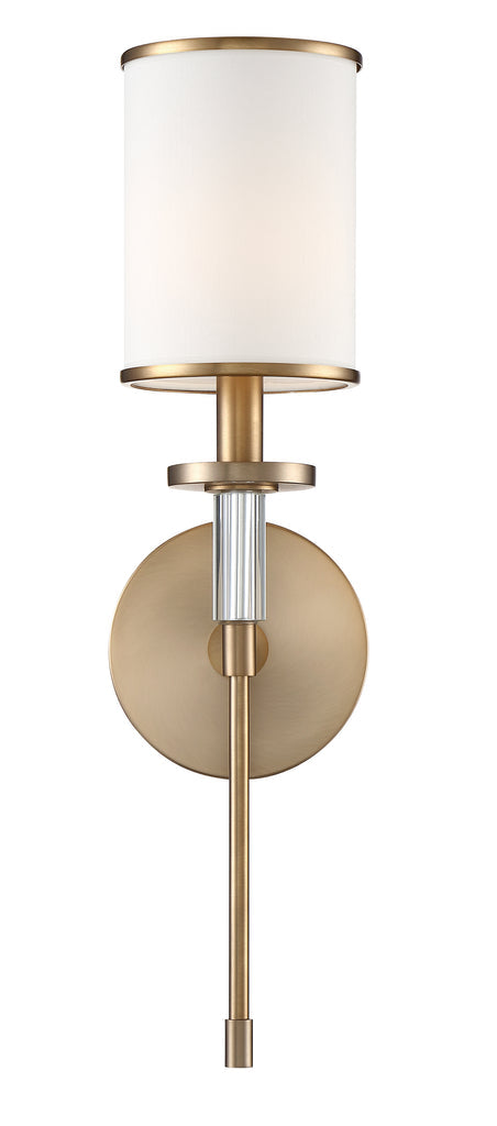 Crystorama Crystorama Hatfield 1 Light Vibrant Gold Sconce