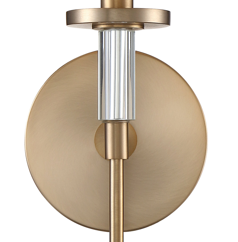 Crystorama Crystorama Hatfield 1 Light Vibrant Gold Sconce