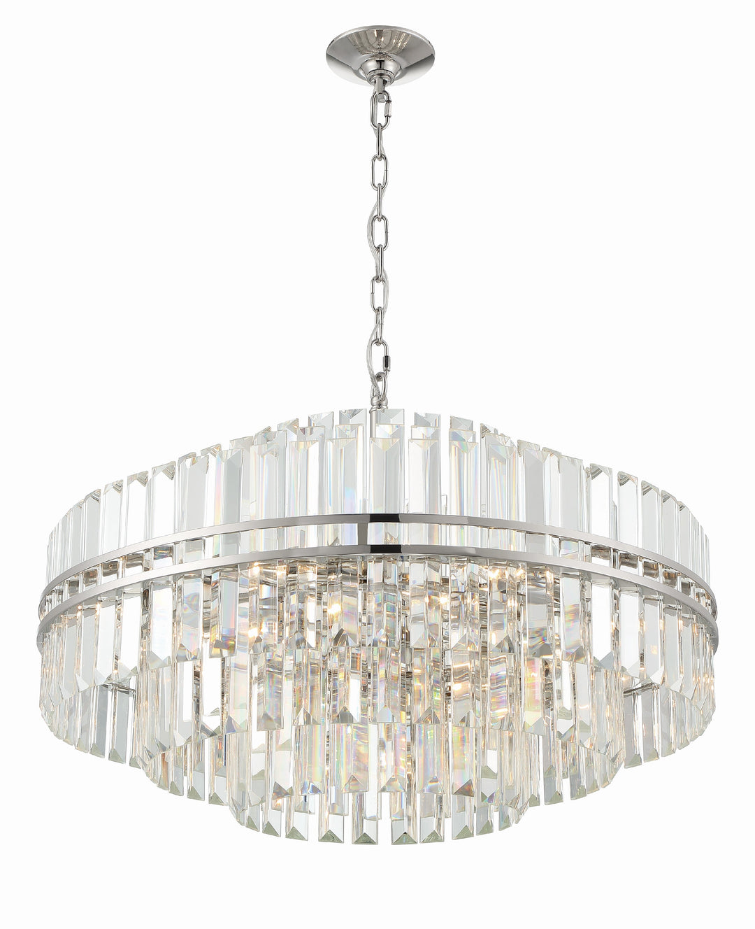 Crystorama Crystorama Hayes 16 Light Polished Nickel Chandelier