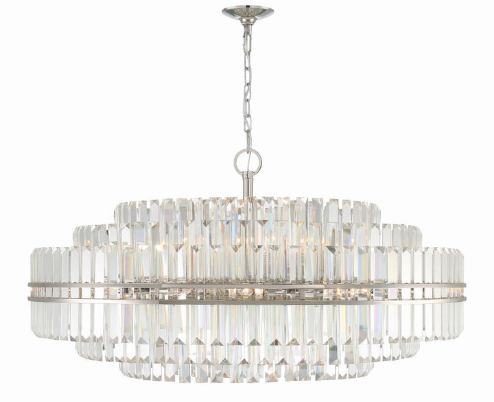 Crystorama Crystorama Hayes 32 Light Polished Nickel Chandelier