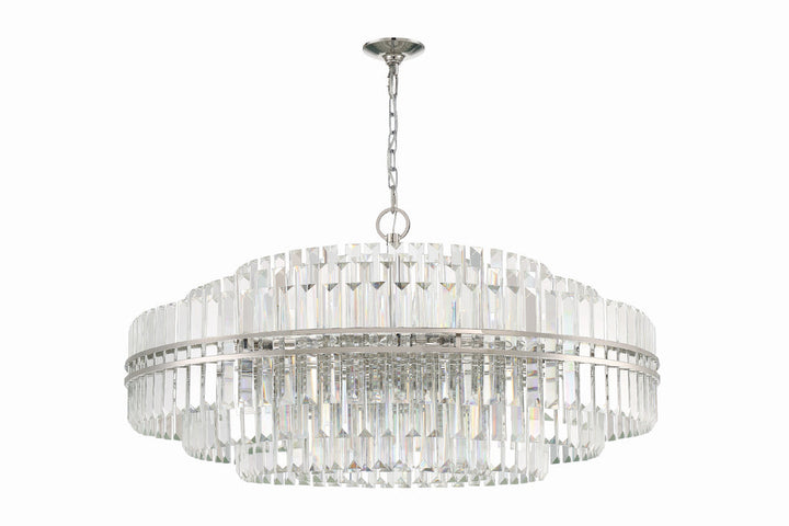Crystorama Crystorama Hayes 32 Light Polished Nickel Chandelier