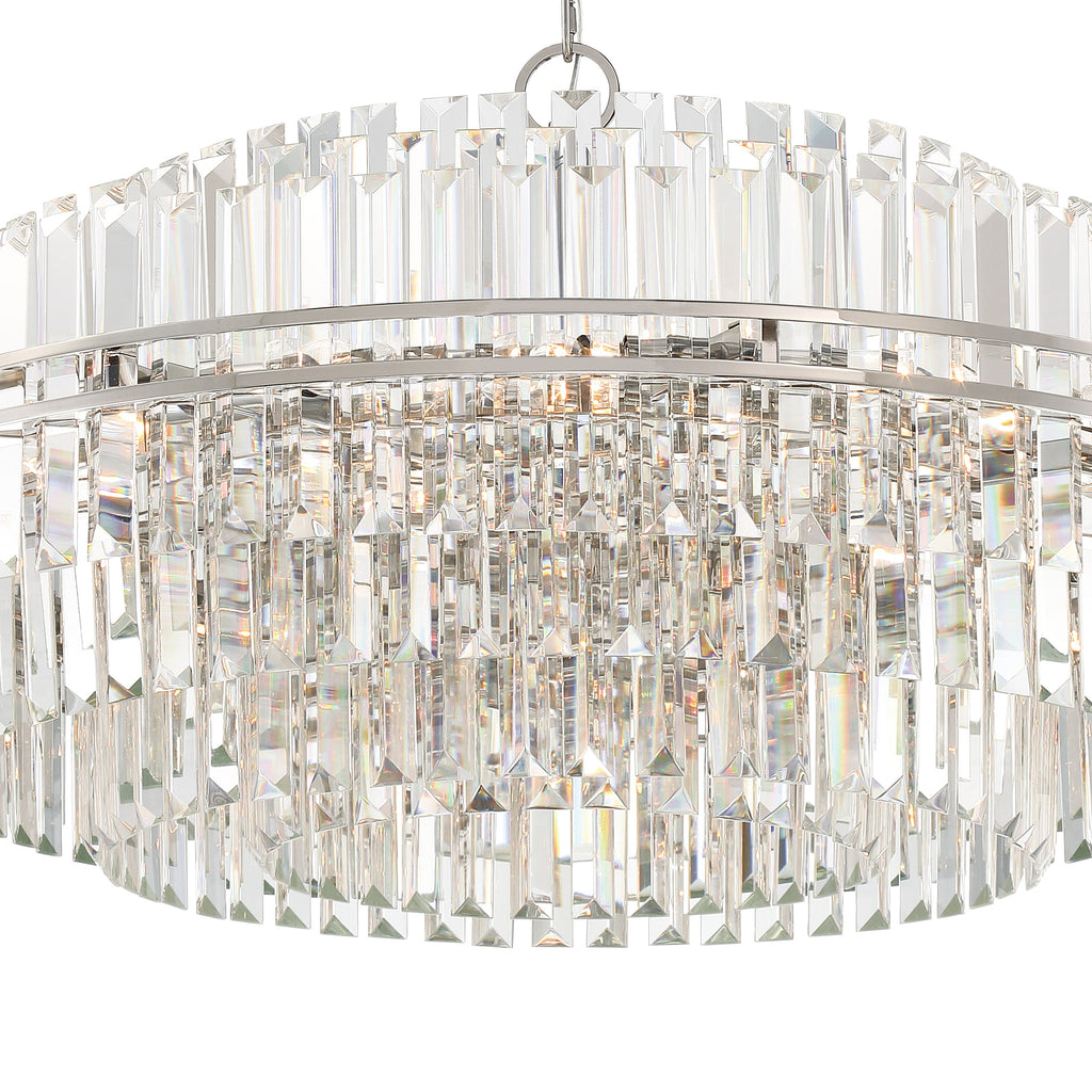 Crystorama Crystorama Hayes 32 Light Polished Nickel Chandelier