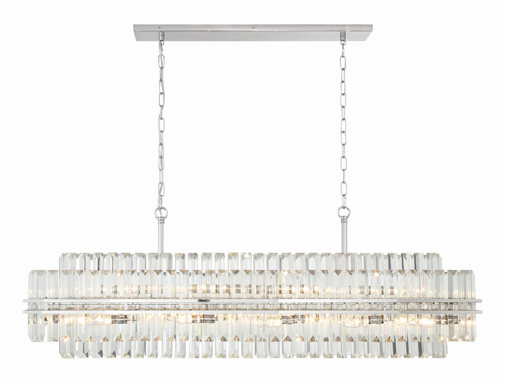 Crystorama Crystorama Hayes 16 Light Polished Nickel Chandelier