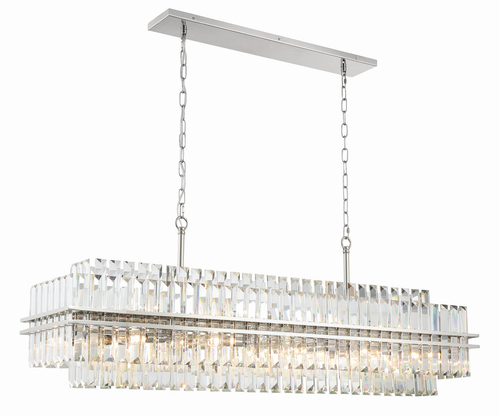 Crystorama Crystorama Hayes 16 Light Polished Nickel Chandelier
