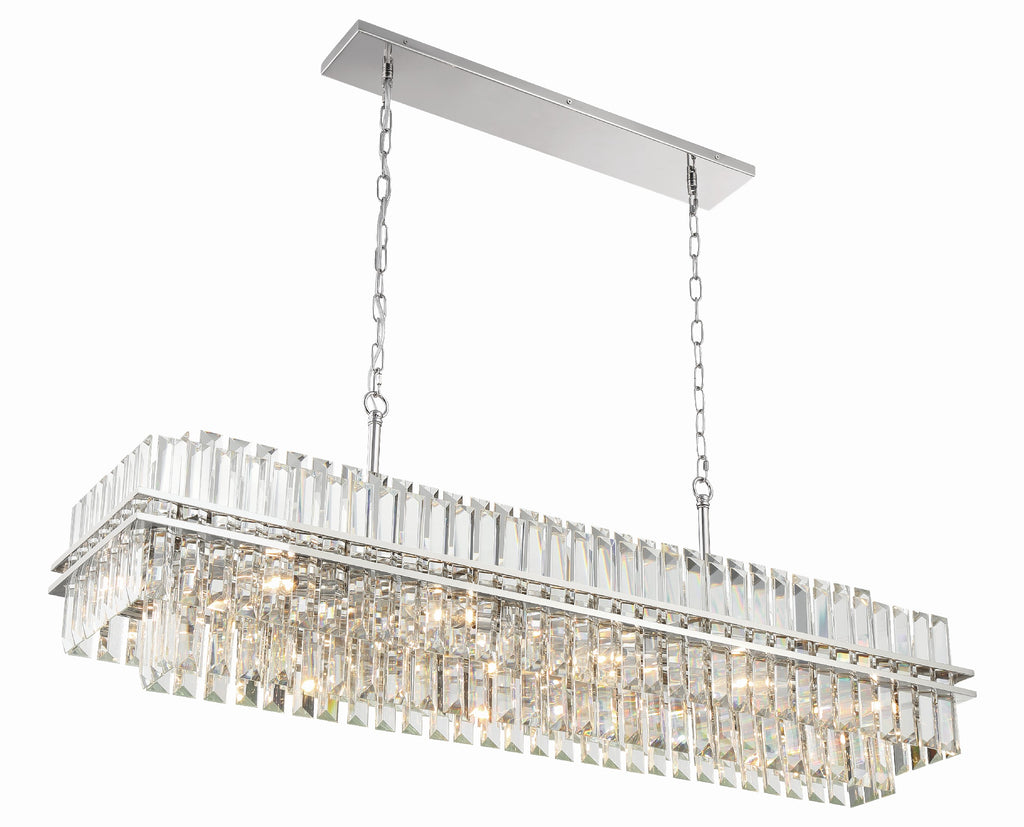 Crystorama Crystorama Hayes 16 Light Polished Nickel Chandelier