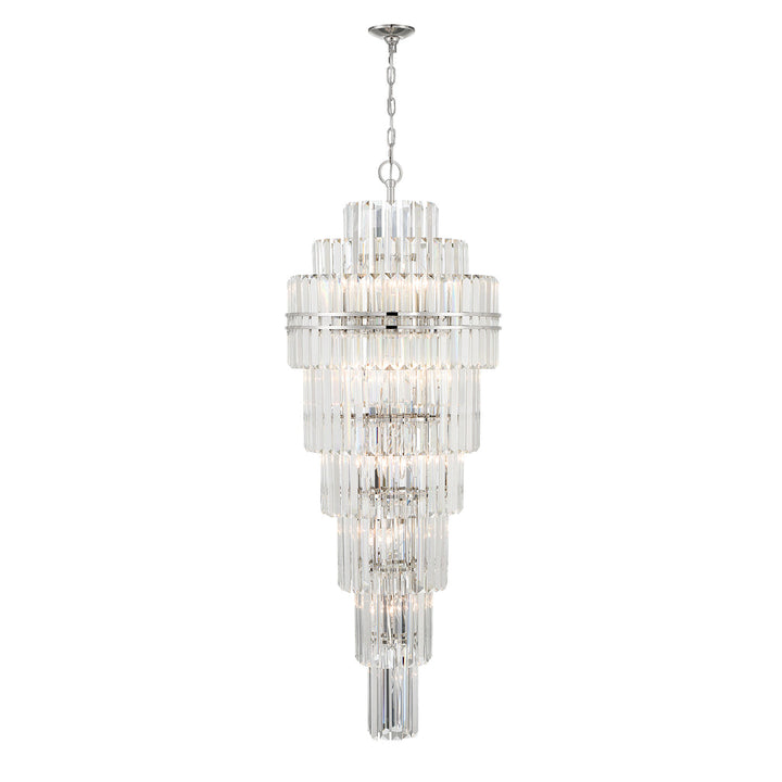 Crystorama Crystorama Hayes 31 Light Polished Nickel Chandelier