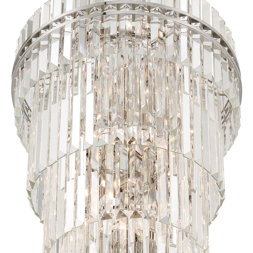Crystorama Crystorama Hayes 31 Light Polished Nickel Chandelier