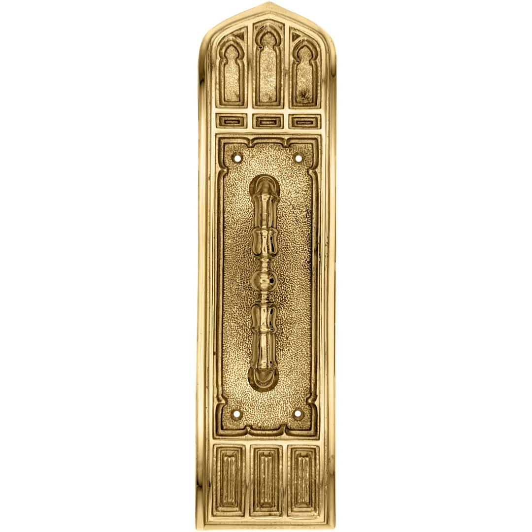 12 1/4 Inch Gothic Pull Plate COPPER MOUNTAIN HARDWARE