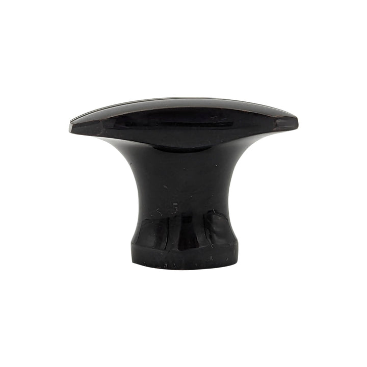 Brass Art Deco Style Rectangular Art Deco Style Lined Knob for Cabinets & Furniture COPPER MOUNTAIN HARDWARE