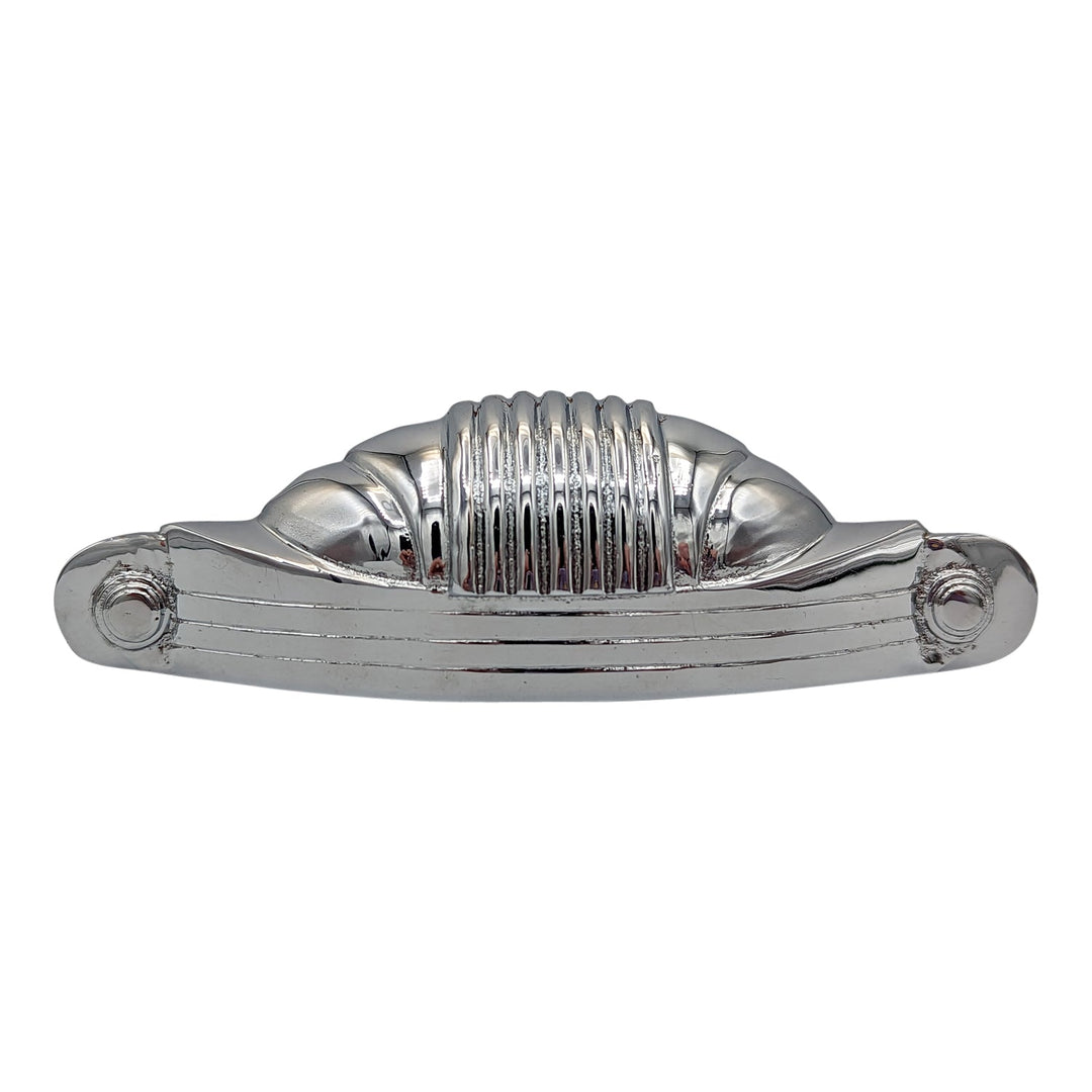 5 Inch Overall (4 Inch c-c) Solid Brass Marquee Pull COPPER MOUNTAIN HARDWARE