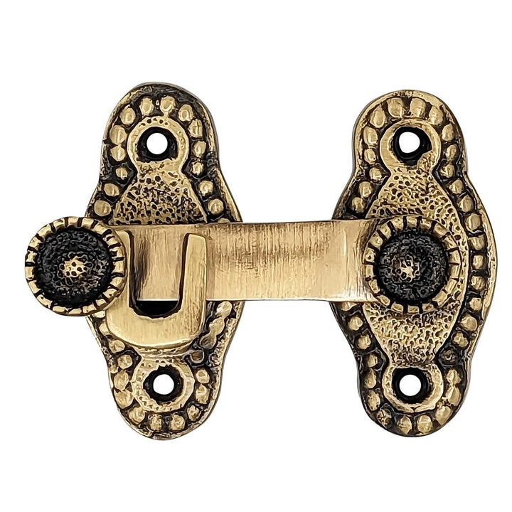 3 Inch Solid Brass Victorian Cabinet Latch (Several Finishes Available) COPPER MOUNTAIN HARDWARE