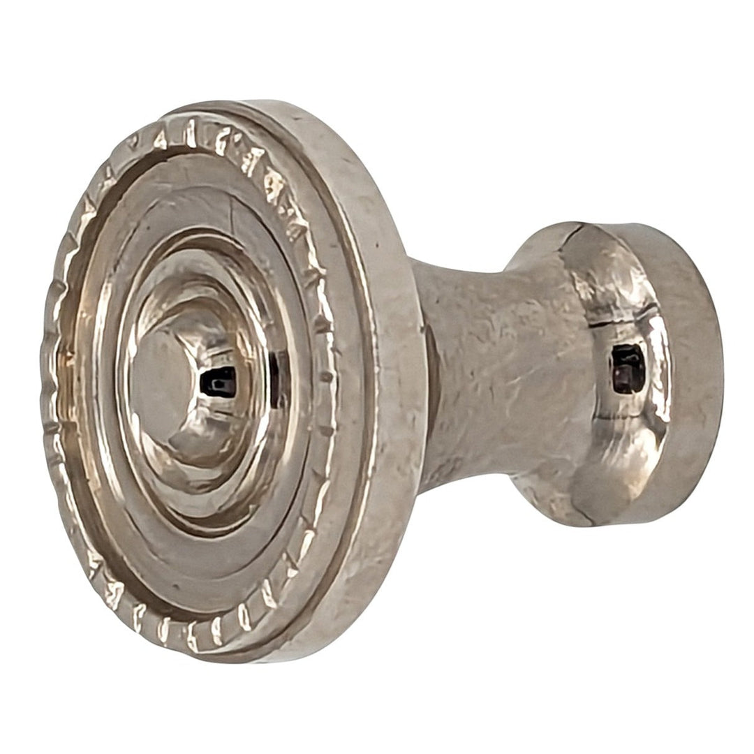 COPPER MOUNTAIN HARDWARE Solid Brass Art Deco Beaded Circle Cabinet & Furniture Knob