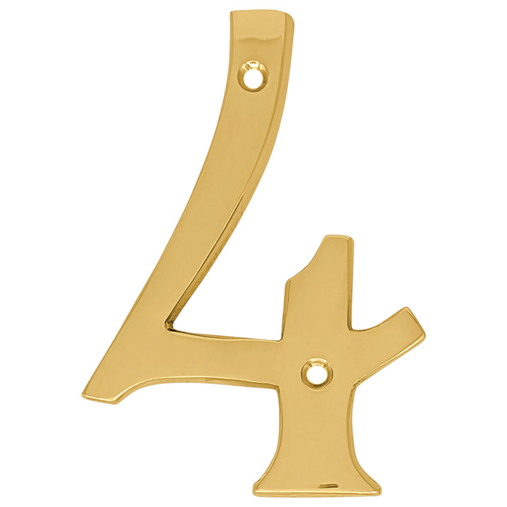 6 Inch Tall House Number 4