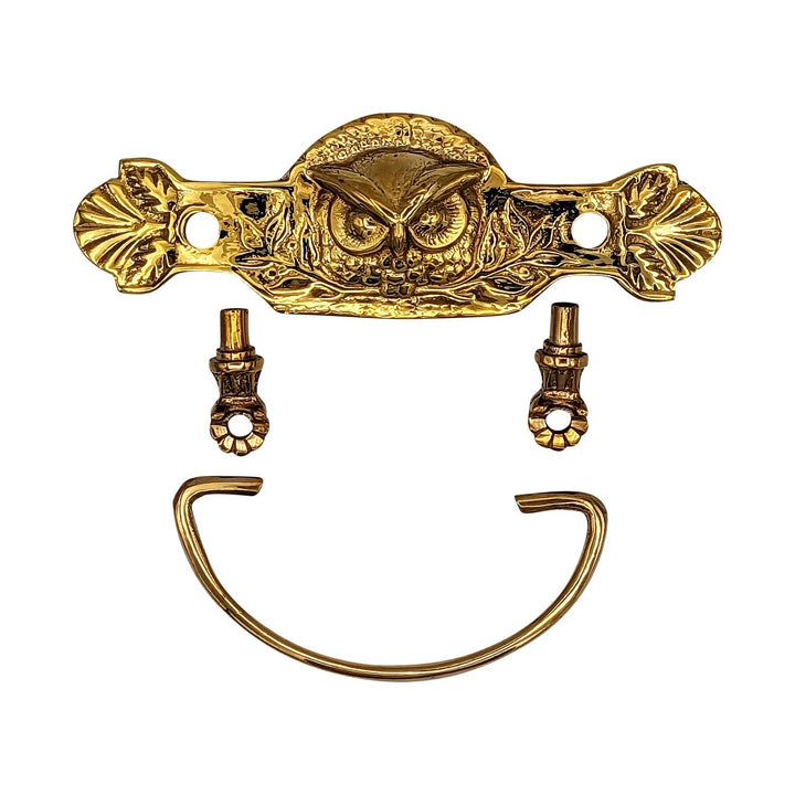 5 Inch (3 Inch c-c) Eastlake Owl Bail Pull COPPER MOUNTAIN HARDWARE