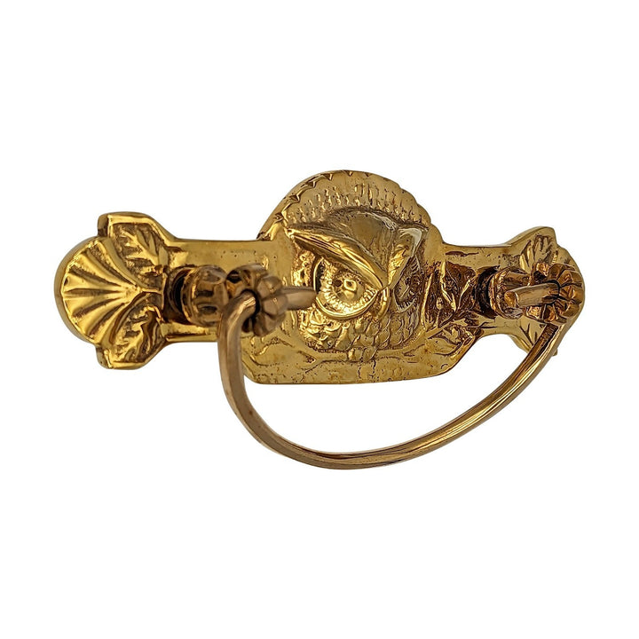 5 Inch (3 Inch c-c) Eastlake Owl Bail Pull COPPER MOUNTAIN HARDWARE