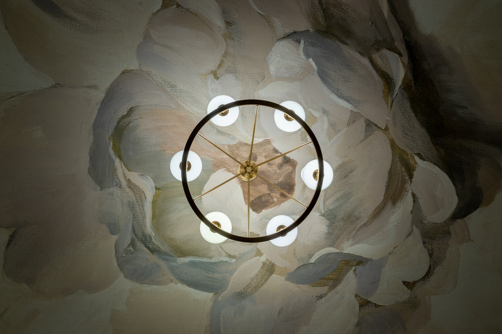 Crystorama Crystorama Keenan 6 Light Vibrant Gold Chandelier