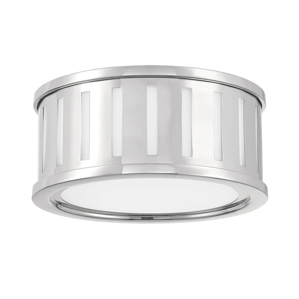 Kendal 2 Light Polished Nickel Flush Mount Crystorama