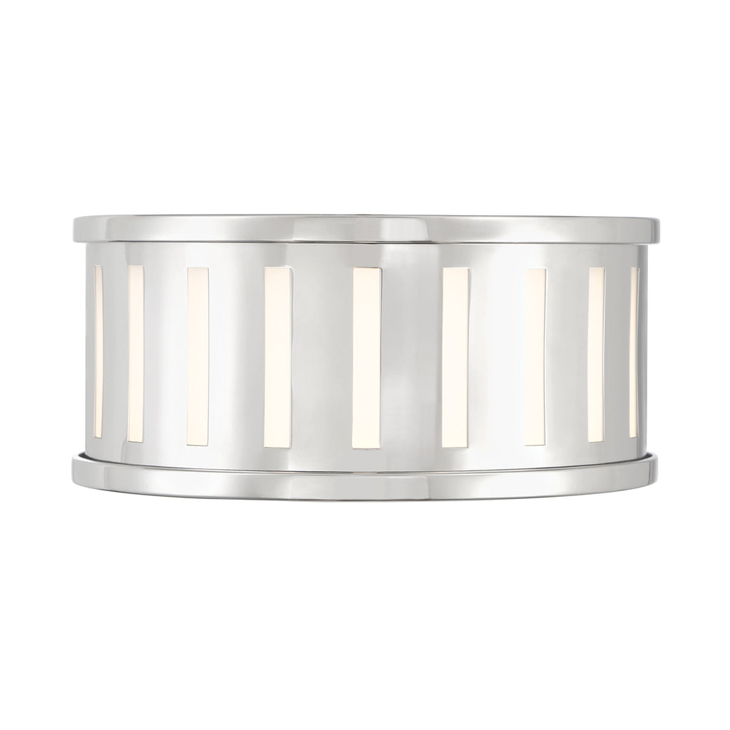 Kendal 2 Light Polished Nickel Flush Mount Crystorama