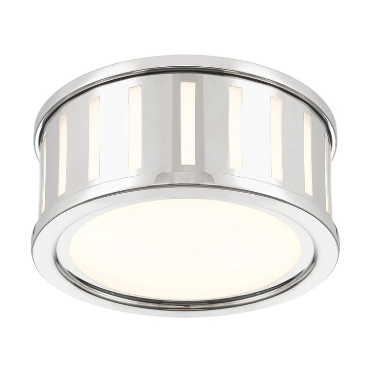 Kendal 2 Light Polished Nickel Flush Mount Crystorama