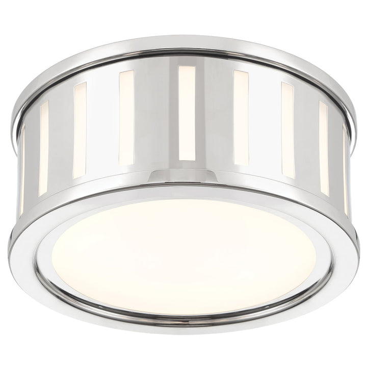 Kendal 2 Light Polished Nickel Flush Mount Crystorama