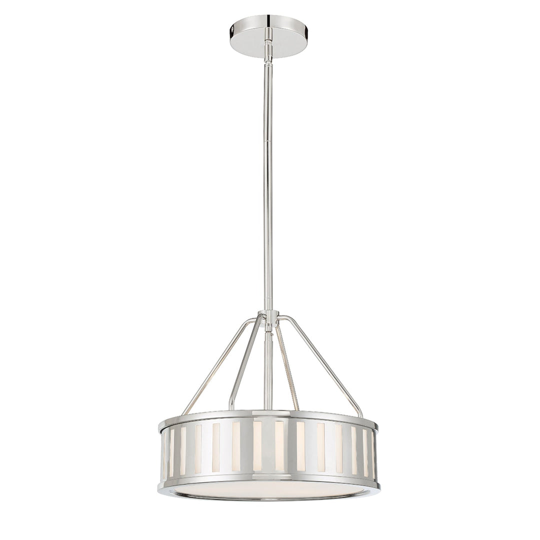 Crystorama Crystorama Kendal 3 Light Polished Nickel Mini Chandelier