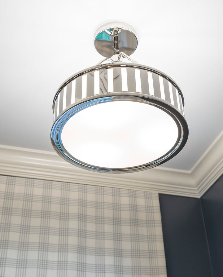 Crystorama Crystorama Kendal 3 Light Polished Nickel Mini Chandelier