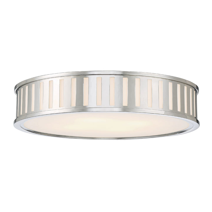 Kendal 4 Light Polished Nickel Flush Mount Crystorama